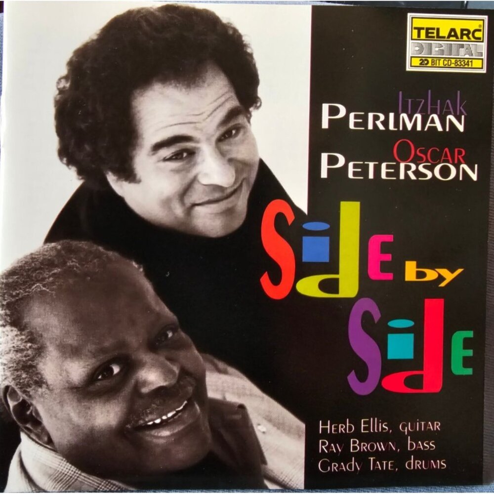 Itzhak Perlman & Oscar Peterson - Side By Side CD Jazz Music Telarc  37781cd